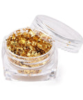 BeadsBalzar Beads & Crafts GOLD Foil Flakes – DIY Gilding Flakes for Epoxy Resin Jewelry & Crafting (Compact plastic Box)