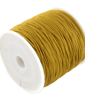 BeadsBalzar Beads & Crafts GOLDENROD (NC5164C) (NC5164-X) Braided Nylon Thread Nylon String,  0.8mm  (+/-90METS)