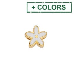 BeadsBalzar Beads & Crafts (GQD9166-X) Alloy Butterfly Slider Charm 10mm (2 PCS)