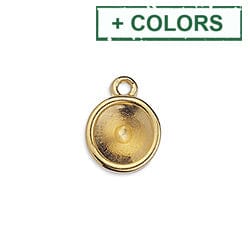 BeadsBalzar Beads & Crafts (GQS7134-X) Setting ss39 with one ring 10X14MM (2 PCS)