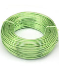 BeadsBalzar Beads & Crafts GREEN Round 0.8mm Aluminium craft & Jewellery wire