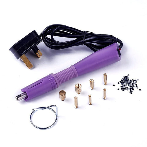 BeadsBalzar Beads & Crafts (HF9087) Hotfix Rhinestone Applicator Tool, Type G Plug / UK plug (1 PC)
