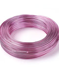 BeadsBalzar Beads & Crafts HOT PINK Aluminum Wire, Flexible Craft Wire, 1.5mm (15 Gauge); 100m/500g