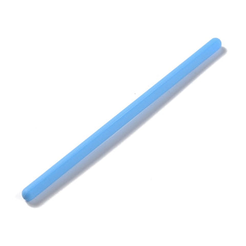 BeadsBalzar Beads & Crafts Iron Stirring Rod, Coverd with Food-grade Silicone, Stick, Royal 140mm long