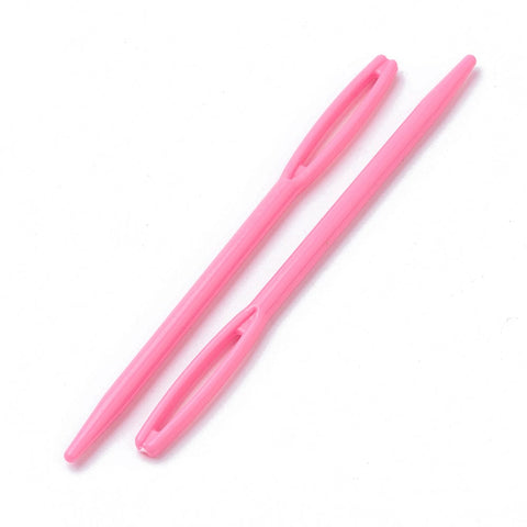 BeadsBalzar Beads & Crafts (KN9106-4) Child Plastic Knit Needles Sewing Knitting Cross Stitch, 71mm (20 PCS)