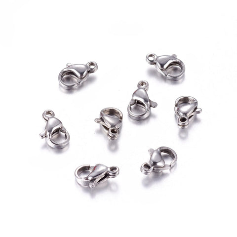 BeadsBalzar Beads & Crafts (LB4400-36PC) 304 Stainless Steel Lobsters 10mm (36 PCS)