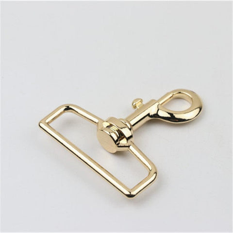 BeadsBalzar Beads & Crafts LIGHT GOLD (BA8995-G) (BA8995-X) Zinc Alloy Snap Hook Lobster Clasps Buckles, 5.1x2cm (1 PC)