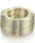 BeadsBalzar Beads & Crafts LIGHT GOLD Round 0.8mm Aluminium craft & Jewellery wire