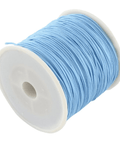 BeadsBalzar Beads & Crafts LIGHT SKYBLUE (NC5164J) (NC5164-X) Braided Nylon Thread Nylon String,  0.8mm  (+/-90METS)