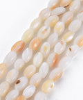BeadsBalzar Beads & Crafts Natural Freshwater Shell Beads Strands, Rice, 5x3mm, (39.5~40cm)