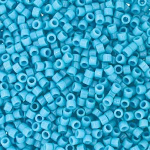 BeadsBalzar Beads & Crafts Miyuki Delica 11/0 Duracoat opaque Nile blue DB2128