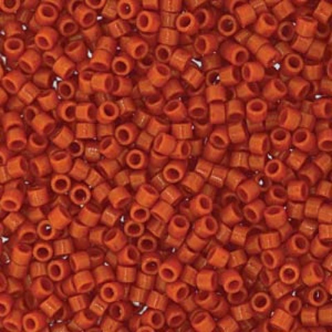 BeadsBalzar Beads & Crafts Miyuki Delica 11/0 Duracoat opaque Persimmon