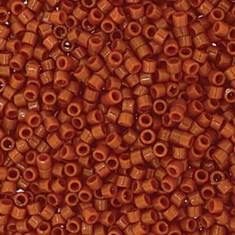 BeadsBalzar Beads & Crafts Miyuki Delica 11/0 Duracoat opaque Sienna (10g)