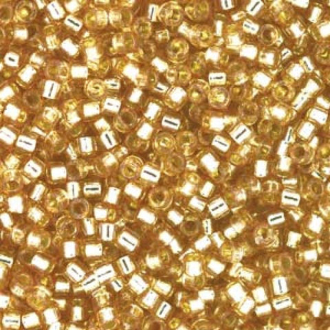 BeadsBalzar Beads & Crafts Miyuki Delica 11/0 Duracoat Silver lined Dyed Mica DB2155