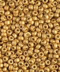 BeadsBalzar Beads & Crafts Miyuki seed beads 8/0 matted duracoat Galvanized Gold