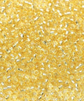 BeadsBalzar Beads & Crafts (MSB11-0003-250G) MIYUKI SEED BEADS 11/0 SILVER LINED GOLD (250 GMS)