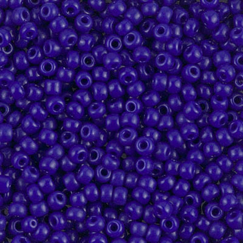BeadsBalzar Beads & Crafts (MSB8-0414-250G) MIIYUKI SEED BEADS 8/0 OPAQUE COBALT (250 GMS)