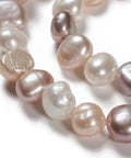 BeadsBalzar Beads & Crafts Natural Cultured Freshwater Pearls, Seashell Color, 6~8mm