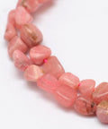 BeadsBalzar Beads & Crafts NATURAL RHODOCHROSITE Natural Bead Strands, Nuggets Size: about 4~8mm