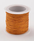 BeadsBalzar Beads & Crafts (NC156-22) DARK ORANGE (NC156-X) Nylon Thread Cord, about 0.8-1mm (35m/roll).