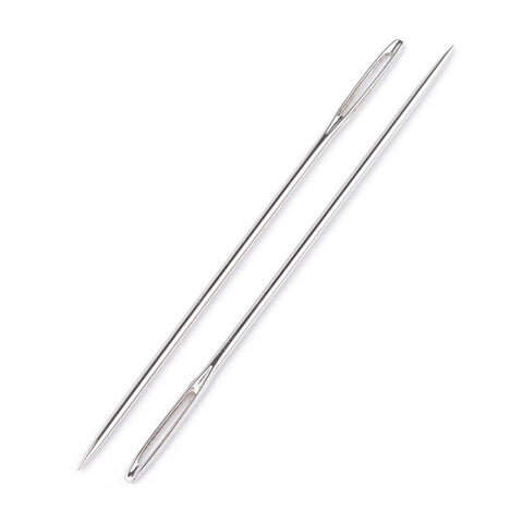 BeadsBalzar Beads & Crafts (NE9103-01) Iron Tapestry Needles, Platinum Size: about 60mm (20 PCS)