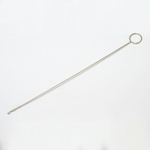 BeadsBalzar Beads & Crafts (NR9093-01) Stainless Steel Pin Crochet Hooks, 260mm long, pin: 2mm (1 PC)