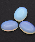 BeadsBalzar Beads & Crafts Opalite Cabochons, Oval 18mm