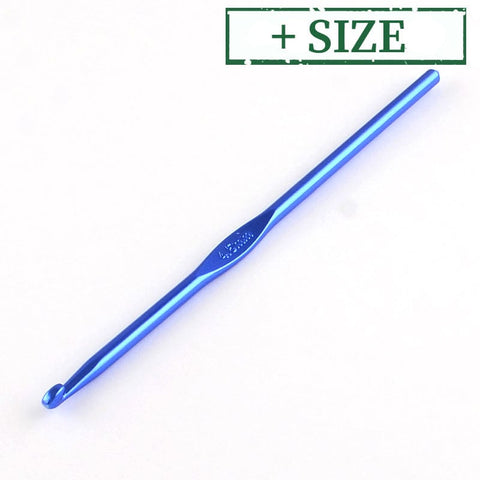 BeadsBalzar Beads & Crafts Random Color Aluminum Crochet Hooks, Choose Size