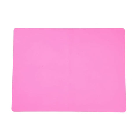BeadsBalzar Beads & Crafts Rectangle Silicone Mat for Crafts, Nonstick &amp; Nonslip Silicone Crafts Mat, Multipurpose Heat-Resistant Table Protector, Silicone Sheets for Resin, Crafts, Liquid, Paint, Clay