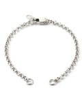 BeadsBalzar Beads & Crafts (SB8830-01) 304 Stainless Steel Rolo Chain Bracelet (1 PC)