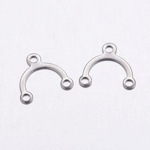 BeadsBalzar Beads & Crafts (SC8808-P) 304 Stainless Steel Chandelier Component Links, 9mm (20 PCS)