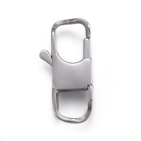 BeadsBalzar Beads & Crafts (SC9025P) 304 Stainless Steel Lobster Claw Clasps, 26mm  (1 PC)