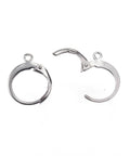 BeadsBalzar Beads & Crafts (SE5625-24PC) 304 Stainless Steel Leverback Earring Findings, 14.5mm long, (24 PIECES)