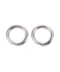 BeadsBalzar Beads & Crafts (SJ8790-10) 304 Stainless Steel Jump Rings, Open Jump Rings, 10mm (+- 50 PCS)