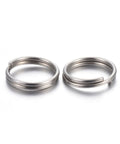 BeadsBalzar Beads & Crafts (SK8911-01) 304 Stainless Steel Split Rings, 5x1mm (+/- 60 PCS)