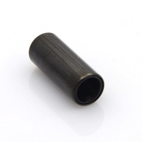 BeadsBalzar Beads & Crafts (SM9001-B) 304 Stainless Steel Magnetic Clasps, Column, Gunmetal  7x17mm (1 SET)