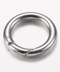 BeadsBalzar Beads & Crafts STAINLESS STEEL 304 Stainless Steel Spring Gate Rings, O Rings, Ring