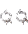 BeadsBalzar Beads & Crafts (SC8970-X) 304 Stainless Steel Spring Ring Clasps, Ring, 16mm (2 PCS)
