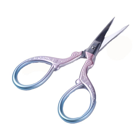BeadsBalzar Beads & Crafts Stainless Steel Scissors, Embroidery Scissors, Sewing Scissors, Pink