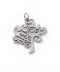 BeadsBalzar Beads & Crafts STAINLESS STEEL (ST9149-S) (ST9149-X) 304 Stainless Steel Pendants, Tree of Life, 20mm (2 PCS)