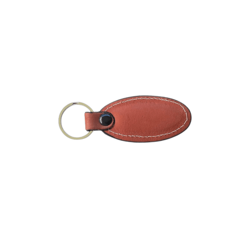 BeadsBalzar Beads & Crafts TAN Genuine Real Buffalo Leather Key Rings Dyed