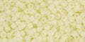 BeadsBalzar Beads & Crafts TOHO - Round 11/0 : Ceylon Frosted Banana Cream (50g)