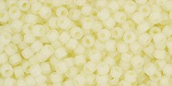 BeadsBalzar Beads & Crafts TOHO - Round 11/0 : Ceylon Frosted Banana Cream (50g)