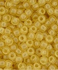 BeadsBalzar Beads & Crafts TOHO - Round 11/0 : HYBRID Sueded Gold Topaz (50g)
