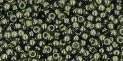 BeadsBalzar Beads & Crafts TOHO - Round 11/0 : Transparent Olivine (50g)