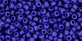 BeadsBalzar Beads & Crafts (TR-11-48F-250G) TOHO - Round 11/0 : Opaque-Frosted Navy Blue (250 GMS)