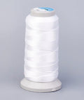 BeadsBalzar Beads & Crafts WHITE Polyester Sewing Thread 0.2mm