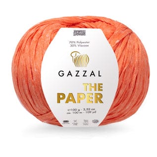 BeadsBalzar Craft Store 3958 Gazzal The Paper Yarn – Eco-Friendly Raffia-Style Yarn for Bags, Hats & Decor