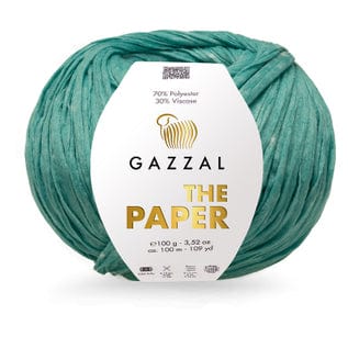 BeadsBalzar Craft Store 3960 Gazzal The Paper Yarn – Eco-Friendly Raffia-Style Yarn for Bags, Hats & Decor