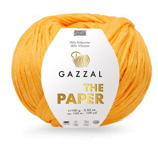 BeadsBalzar Craft Store 3961 Gazzal The Paper Yarn – Eco-Friendly Raffia-Style Yarn for Bags, Hats & Decor